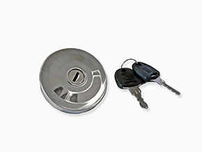 Fuel tank cap stainless with key 105 / 115 (bayonet fitting)