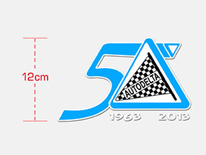 Sticker Autodelta 50 (18 x 12 cm)