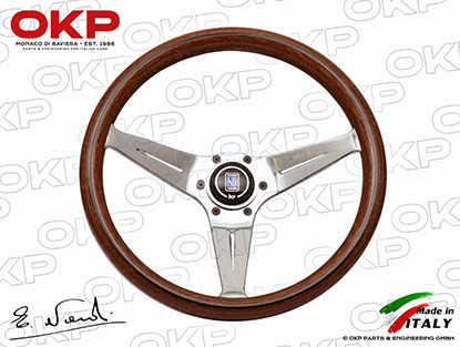 Nardi steering wheel Deep Corn 350mm wood polished