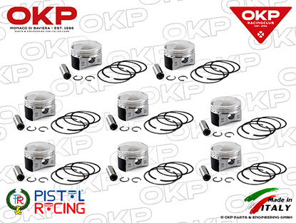 Satz  (8) Schmiede Kolben Ferrari 308 81mm Pistal Racing