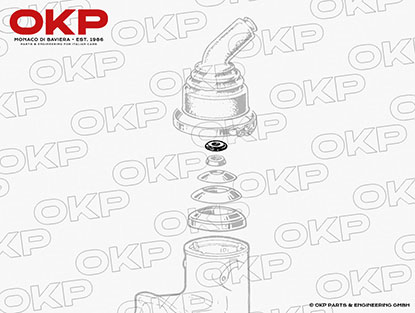 Gearbox small top washer 1300 - 2000 105
