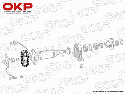 Propshaft donut Montreal + Dino + FIAT 130 + Spider 90 A