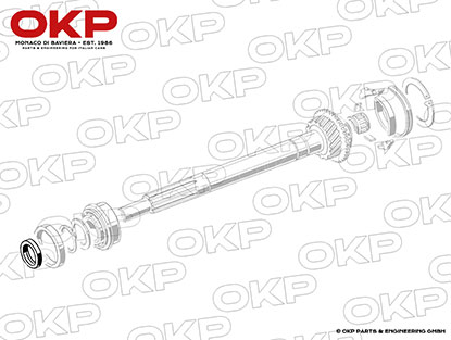Simmerring Getriebe vorne 750 / 101 / 105 / 102 / 106 SKF