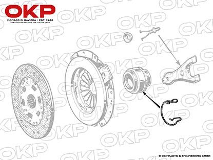 Haltefeder für Ausrücklager 1300 - 2000 Nord
