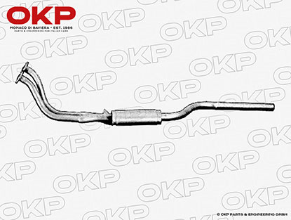 Front exhaust muffler Duetto / GT / Giulia (hydr. clutch)