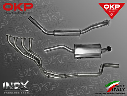 Sport exhaust system 60 mm complete with header 105