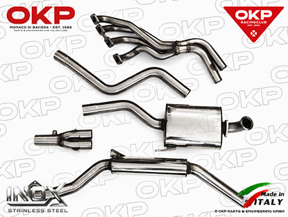 Sport exhaust system 60mm 105 with mechanical clutch