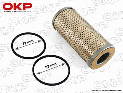 Oil filter early cartridge style 750 / 101 / 102 / 105 / Lancia