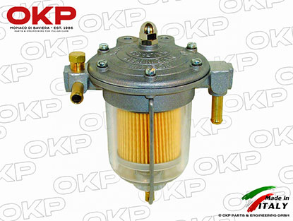 Fuel filter / pressure regulator (Kingfilter) 85mm