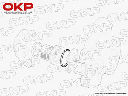 Steel ring for rear ATE calipers 40mm