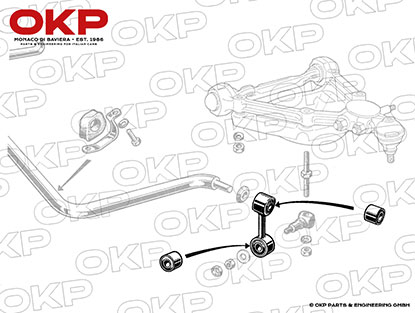 Stabiknochen vorne 1300 - 2000 Nord Bj. 70 - 85