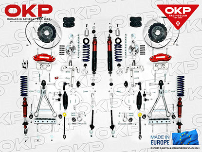 Kit completo sospensione (stradale) Alfa 116 / 75