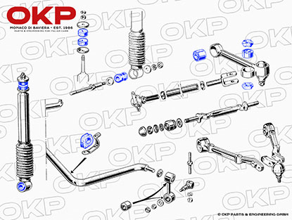 Full suspension kit SuperPro 1300 - 2000 105/115 2.S.