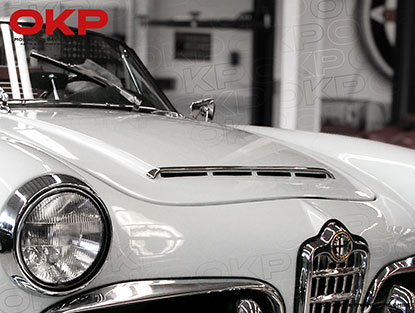 Chromleiste Motorhaube 101 Giulia Spider 1600cc