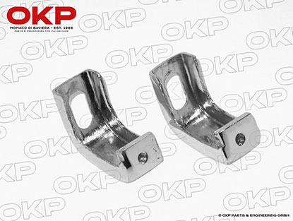 Satz (2) Chromhalter Kennzeichen hinten 750/101 Spider