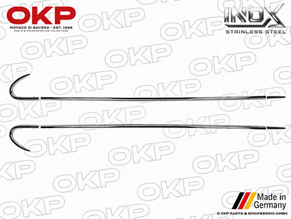 Door sill trim set (6) stainless steel Alfa 1900 SS Touring