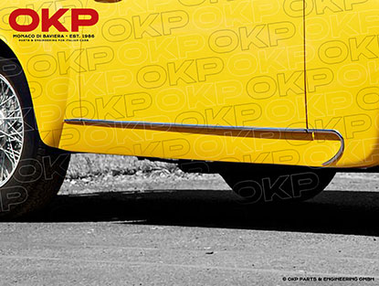 Door sill trim set (6) stainless steel Alfa 1900 SS Touring