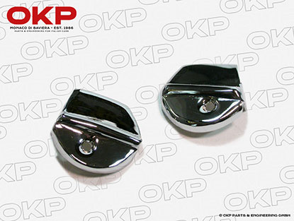 Set windscreen pillar top chrome 750 Giulietta Spider