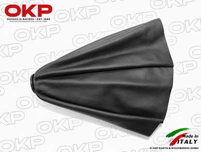 Gear lever gaiter leather black (without center console)