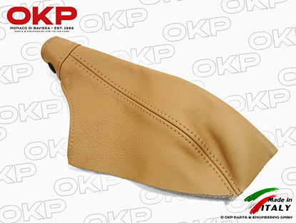 Hand brake covering leather tan Spider 86 - 93