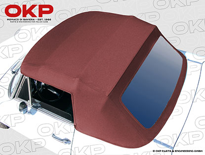 Capote Alfa Spider 1966 - 70 (Sonnenland) rosso bordeaux