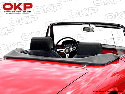 Soft top cover black Alfa Duetto Spider 1966 - 69