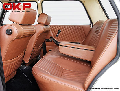 Sitzbezug komplett 2000 Berlina Kunstleder braun