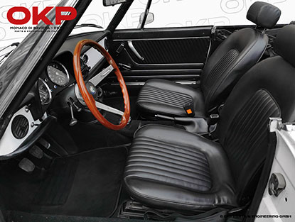 Seat cover Duetto / Fastback Spider 70 - 77 scay black
