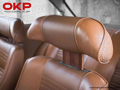 Complete seat cover 1750 GTV Bertone MK 2 scay brown