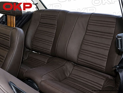 Sitzbezug komplett 2000 GTV Leder gelocht espresso