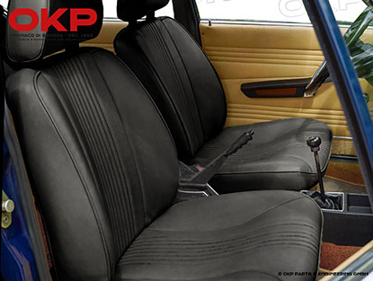 Sitzbezug vorne Alfetta Limousine 2.S. Kunstleder schwarz
