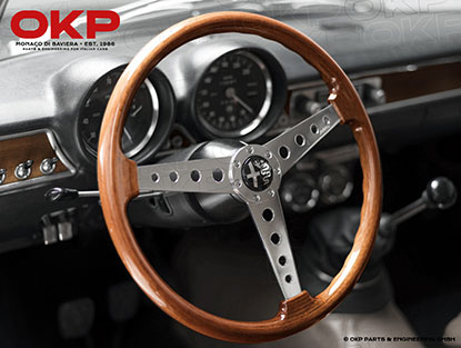 Steering wheel wood GTA / TZ 1 / TZ 2 385mm