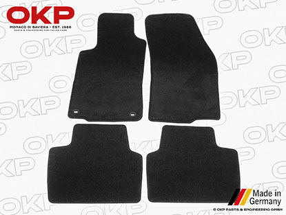 Satz Fußmatten Deluxe schwarz Velours Alfa GT