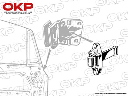 Türfangband Alfa Romeo GT Bertone 1. Serie komplett