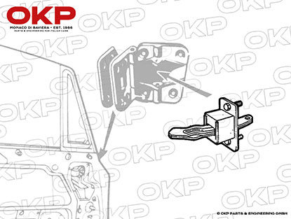 Türfangband 1300 - 2000 GT Bertone 2. Serie