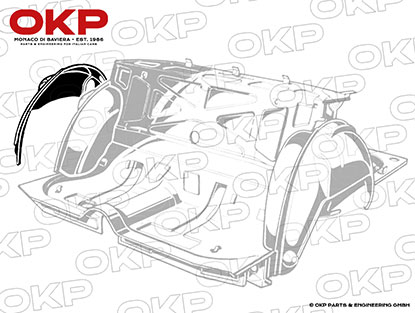 Passaruota posteriore esterno destra GT Bertone