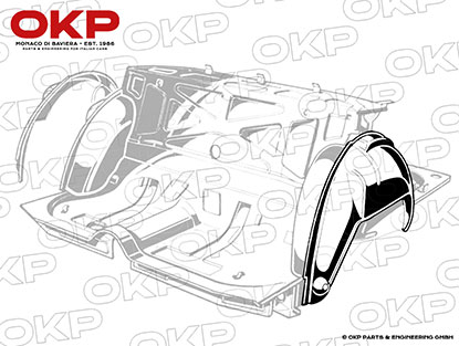 Passaruota posteriore esterno sinistra GT Bertone