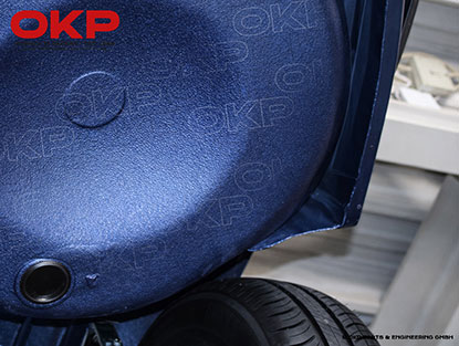 Teilersatz Radhaus innen rechts Kofferraum GT Bertone