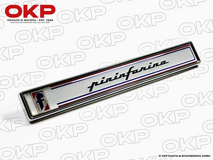 Pininfarina Emblem seitlich Spider Bj. 83 - 93