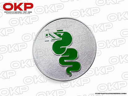 Green round serpent badge Bertone GT left