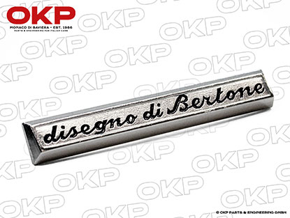 Disegno di Bertone Emblem Aluminium GT Bertone 1. S.