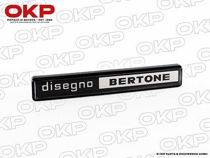 Emblem Disegno di Bertone 120x18mm 208 / 308 GT