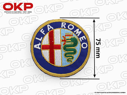 Aufnäher Alfa Romeo 75mm