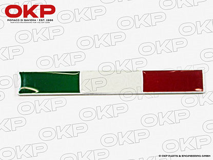 Banner Italy (adhesive plate) 78mm x 36mm