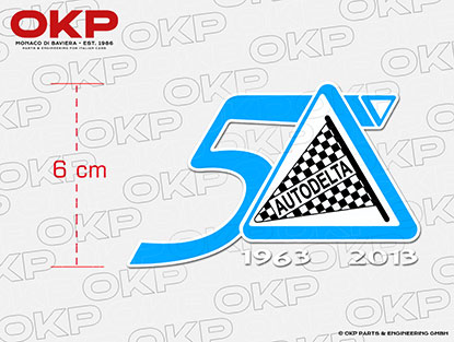 Sticker Autodelta 50 (9 x 6 cm)