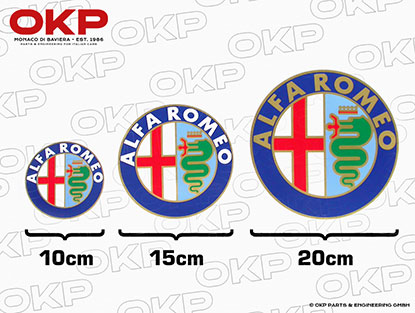 Sticker Alfa Romeo round (15cm)