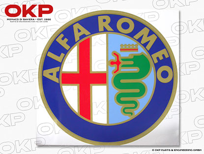 Aufkleber Alfa Romeo rund (20cm)