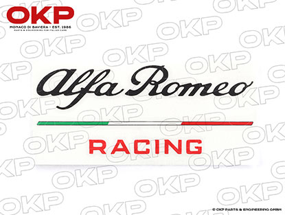Adesivo Alfa Romeo Racing 180 x 80mm