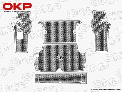 Satz (5) Gummimatten Kofferraum Giulia