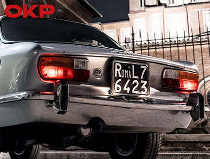 Chromrahmen Kennzeichen hinten 280 x 200mm Alfa etc.